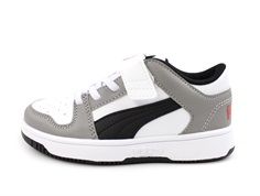 Puma puma white/black/gray/red sneakers Rebound Layup